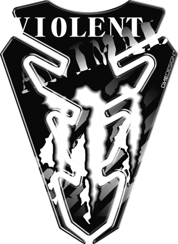 ONE - ONE Emblem Tankpad - Violent Clear - CGEXBKP