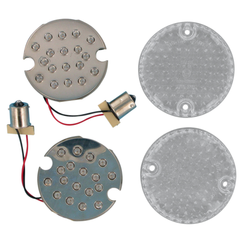 Show Chrome - Show Chrome LED Turn Signal Conversion Kit - 3in. - Front - 10-1606