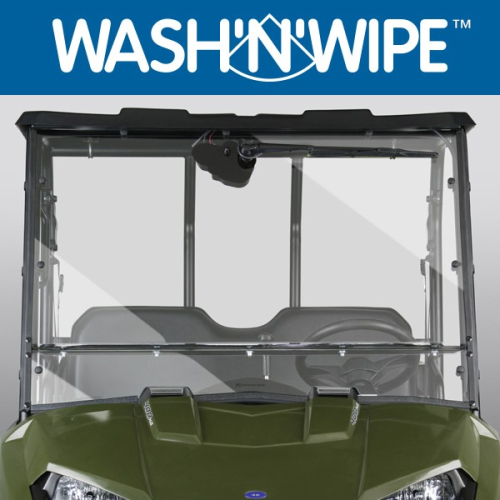 National Cycle - National Cycle UTV Lexan Windshield - Full with Wash-N-Wipe - N30205