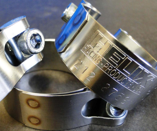 Helix Racing Products - Helix Racing Products Stainless Exhaust Clamp - 2.63-2.81in. - 212-2774
