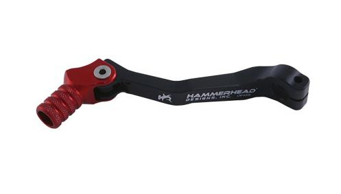 Hammerhead Designs - Hammerhead Designs Shifter Lever Kit with Knurled Shifter Tip (+20mm Offset) - Black/Blue - 01-0763-10-20