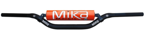 Mika Metals - Mika Metals 1 1/8in. Oversize Handlebar - YZ/Reed Bend - Orange Pad - MK-11-YZ-ORANGE