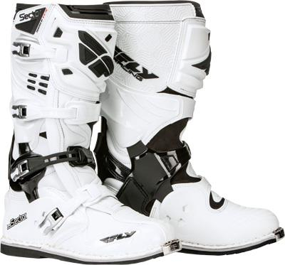 Fly Racing - Fly Racing Sector Boots - 363-57410 - White - 10