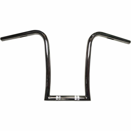 Nash Motorcycle Company - Nash Motorcycle Company 1in. Midget Gimp Handlebar - 12in. End Rise - Chrome - 12MCHDKT