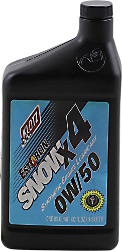 Klotz Oil - Klotz Oil Snow X4 Estorlin Synthetic Lubricant - 0W50 - 1qt. - KE-850
