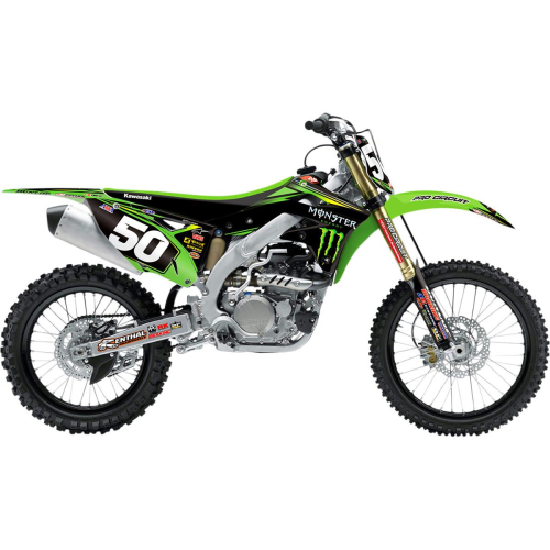 N-Style - N-Style 2015 Kawasaki Team Green Graphics Kit - N40-3749