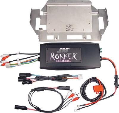 J&M - J&M Rokker Series 500W Amplifier Kit - Fairing Speaker/Rear Amplifier - JAMP-500HC14-SGP