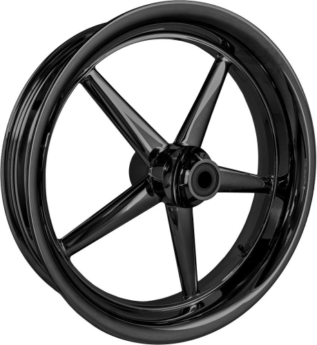 Bagger Nation - Bagger Nation SRT Performance Wide Tire Kit - with Hoopla Wheel - Black - SRT-KIT-14-HOO-B