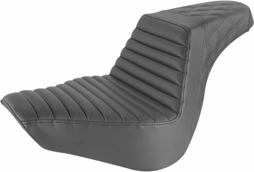 Saddlemen - Saddlemen Step-Up Front TR/Rear LS Seats - Black - 818-27-176