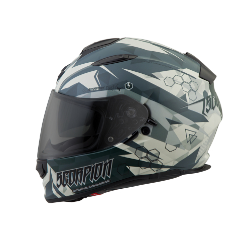 Scorpion - Scorpion EXO-T510 Cipher Helmet - T51-1212 - Green - X-Small