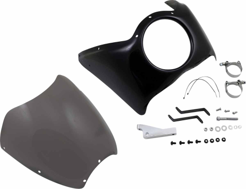 Arlen Ness - Arlen Ness Direct Bolt-On Fairing - Gloss Black - 06-033