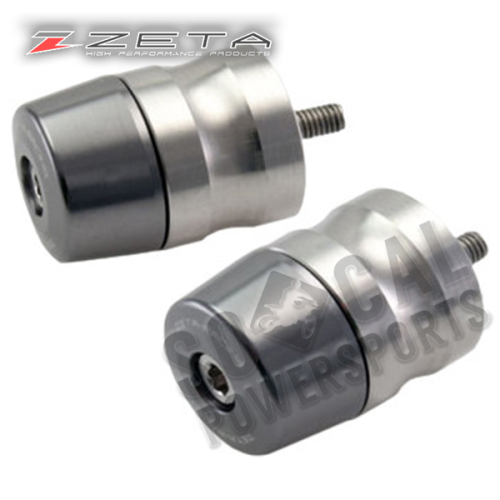 ZETA - ZETA Bar End Plugs - Titanium - ZS48-1208