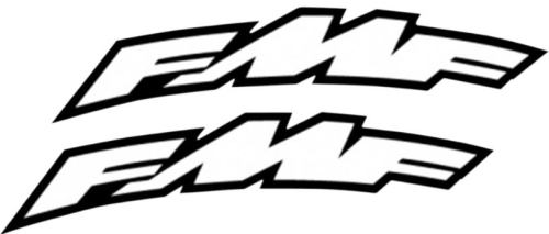 FMF Racing - FMF Racing Side Arch Sticker - Large - 015232