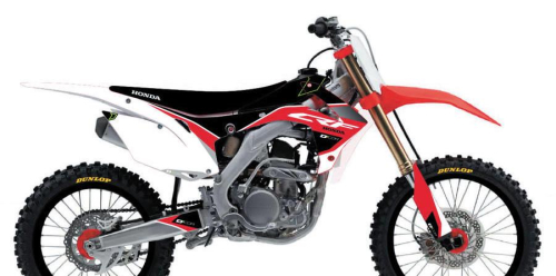 DCOR - DCOR Honda Race Complete Graphics Kit - Black - 20-10-240