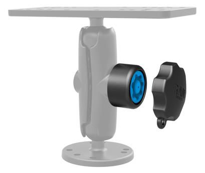 RAM Mounts - RAM Mounts RAM Mixed Combination Pin-Lock Security Knob and Key Knob for 1in. Diameter B Size Arms - RAP-S-KNOB3U