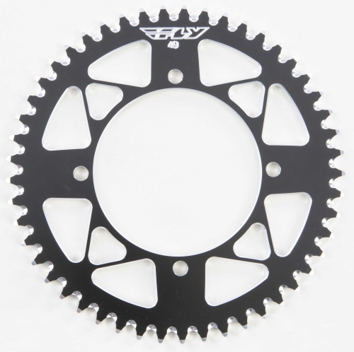 Fly Racing - Fly Racing Aluminum Rear Sprocket - Black - 49T - 414-49 BLK