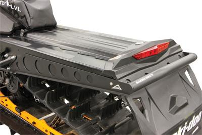 Skinz Protective Gear - Skinz Protective Gear Rear Custom Aluminum Bumper - Rasmussen Flat Black - SDRB250-BR-FBK