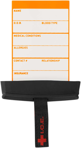 Icon - Icon Replacement I.C.E. Card/Holder for D30 Vest - 2840-0071