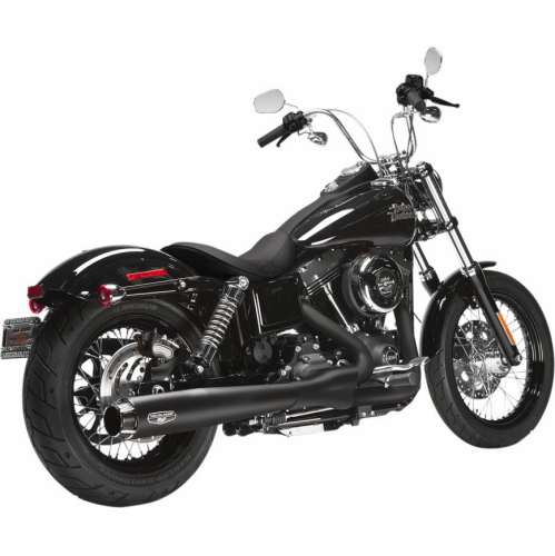 Arlen Ness - Arlen Ness Ness-Comp 2-Into-1 Exhaust System - Black - 7212704