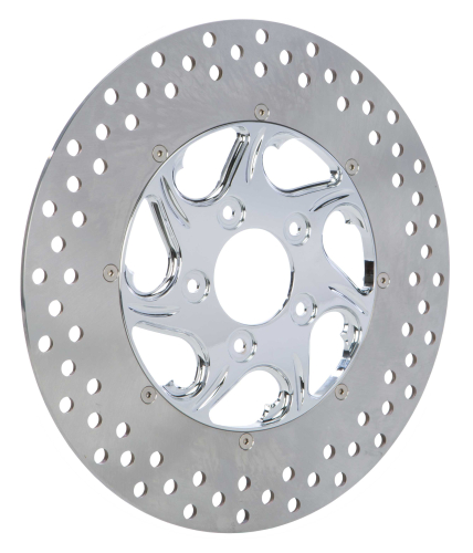 HardDrive - HardDrive Flow 11.5in. Two-Piece Brake Rotor - Chrome - F2120CFR115-2P