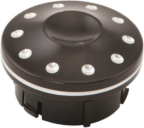 HardDrive - HardDrive LED Low Fuel Indicator Throttle Gas Cap - Black - 0210-2043-BM