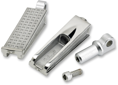 Biltwell Inc. - Biltwell Inc. Sanderson Footpegs - Raw Polished - FP-SAN-SS-PS
