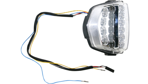 Moto MPH - Moto MPH Integrated Taillights - Clear - MPH-30108C