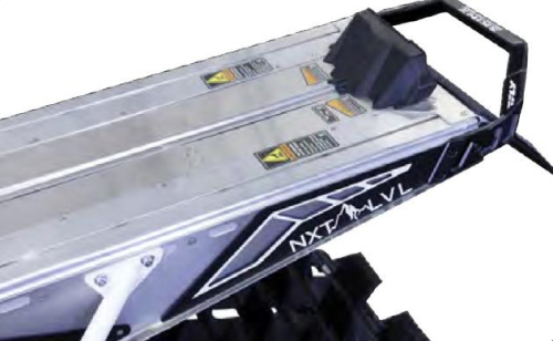 Skinz Protective Gear - Skinz Protective Gear Rear Bumper for Polaris Pro - Flat Black/White - NXPRB200-FBK/WHT