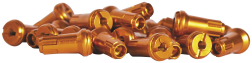 Bulldog - Bulldog Billet Aluminum Nipples - Orange - 98-610O