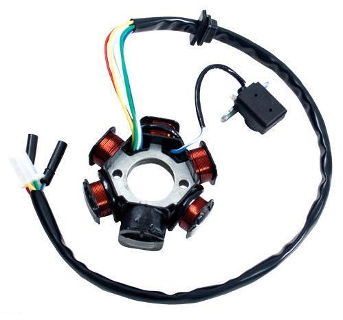 Outside Distributing - Outside Distributing 6 Coil Magneto/Stator - 4 Pin Female Plug/3 Wire - 08-0204