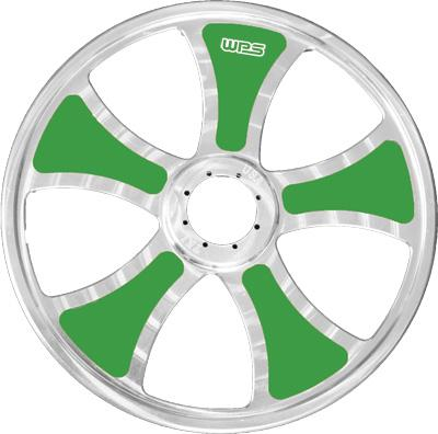 TKI - TKI Billet Wheel Inserts - Green - TKI-GI08
