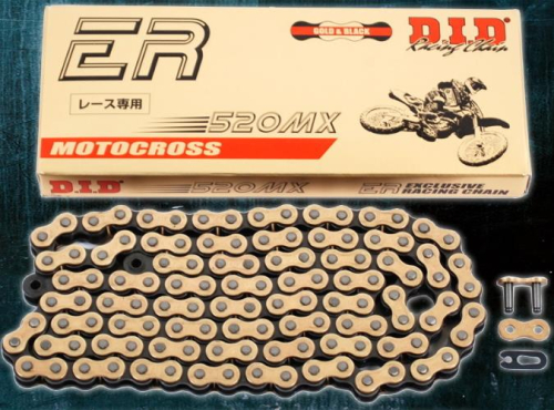 D.I.D - D.I.D 520 MX Off-Road Chain - 112 Links - Gold - 520MXX112RB