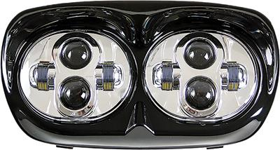 PathFinder - PathFinder Road Glide LED Headlight - Chrome - HRGLEDAC