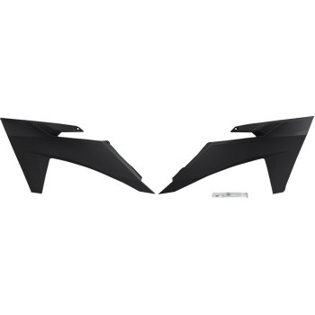 UFO Plastics - UFO Plastics Replacement Radiator Covers - Black - KT05011#001