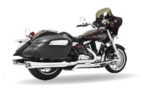 Freedom Performance - Freedom Performance Racing Dual Exhaust System - Chrome Mufflers - Chrome Tips - MK00008
