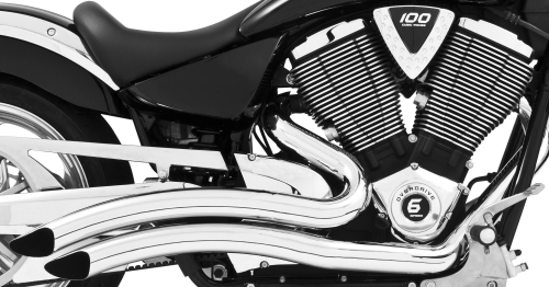 Freedom Performance - Freedom Performance Sharp Curve Radius Exhaust System - Chrome - MH00007