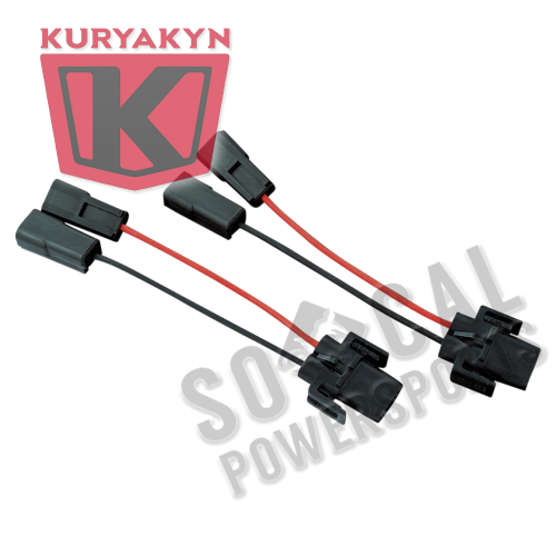 Kuryakyn - Kuryakyn Passing Lamp Harness Adapters - Plug and Play (Pair) - 5494