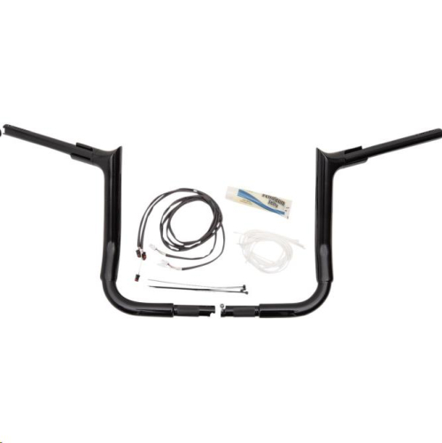 Fat Baggers, Inc. - Fat Baggers, Inc. 1-1/2in. EZ Install Pointed Top Handlebar Kit - Black - 809212-B