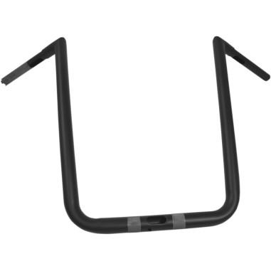 LA Choppers - LA Choppers 1-1/4in. Hefty Twin Peaks Handlebar - 19in. - Flat Black - LA-7312-69M