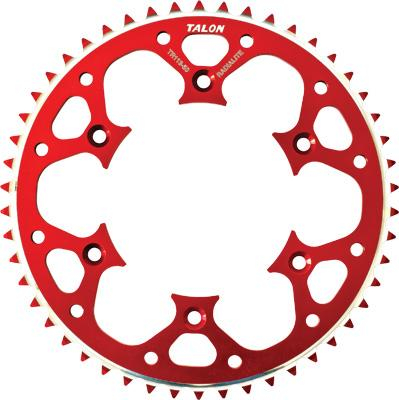 Talon - Talon Groovelite Rear Sprocket - 50T - Red - 75-11350R