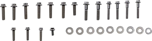 Diamond Engineering - Diamond Engineering Transmission Side Cover 12-Point Polished Stainless Engine Bolt Kit - PB569S