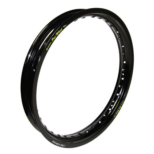 Pro-Wheel - Pro-Wheel Rear Rim - 12in. - Black - 12-KLXBKR