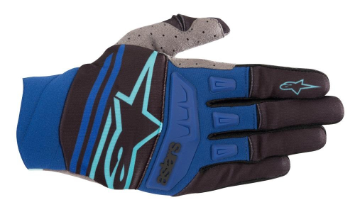 Alpinestars - Alpinestars Techstar Gloves - 3561019-1777-L - Black/Turquoise/Blue - Large