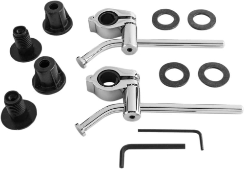 Slipstreamer - Slipstreamer Chrome Hardware Kit for S-09 Cobra Shield - #A-3-CHR