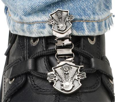 Ryder Clips - Ryder Clips Laced Boots Two Clip Version - Engine/Shield - ESL-FC