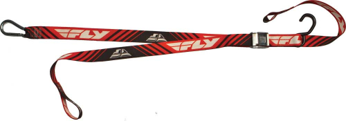 Fly Racing - Fly Racing 1 1/2in. Tie Down with Soft Tie - Red - 29-0602