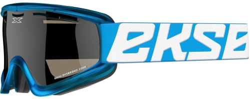 EKS Brand - EKS Brand Flat Out Clear Enduro / OTG Goggles - 067-60805 - Liquid Cyan - OSFM