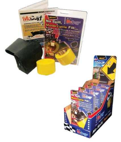 McCuff Industries - McCuff Industries No Splash, No Spill McCuff Motorcycle Fill - MCCUFFMC-12