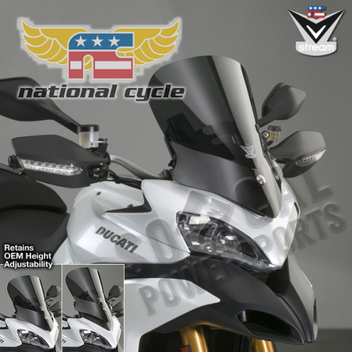 National Cycle - National Cycle VStream Windshield - 17.5in/Dark Tint - N20502