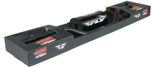 Fly Racing - Fly Racing Aero Tapered Handlebar - Mini Bend - Silver - MOT-104-7-SSAS